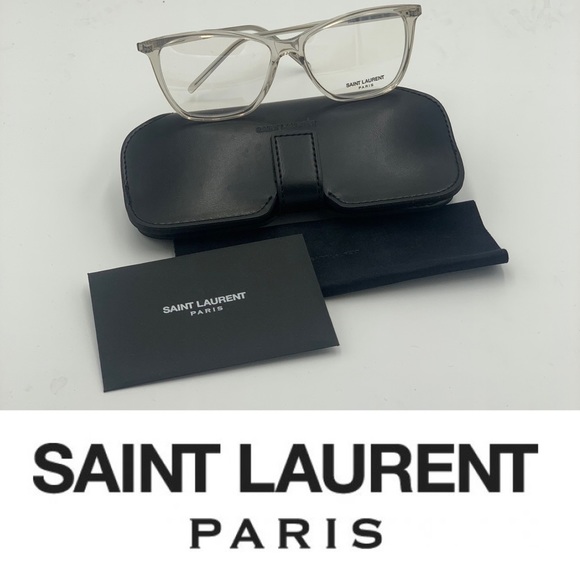 Saint Laurent • Clear Acetate Eye Glasses • NIB - Picture 6 of 9